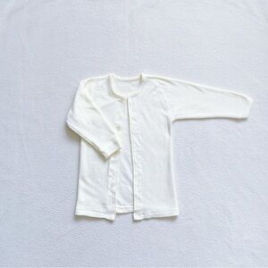 4/$22 Soft Cream Off-white Button-Front Lightweight Slim Cardigan 18-24M 2T